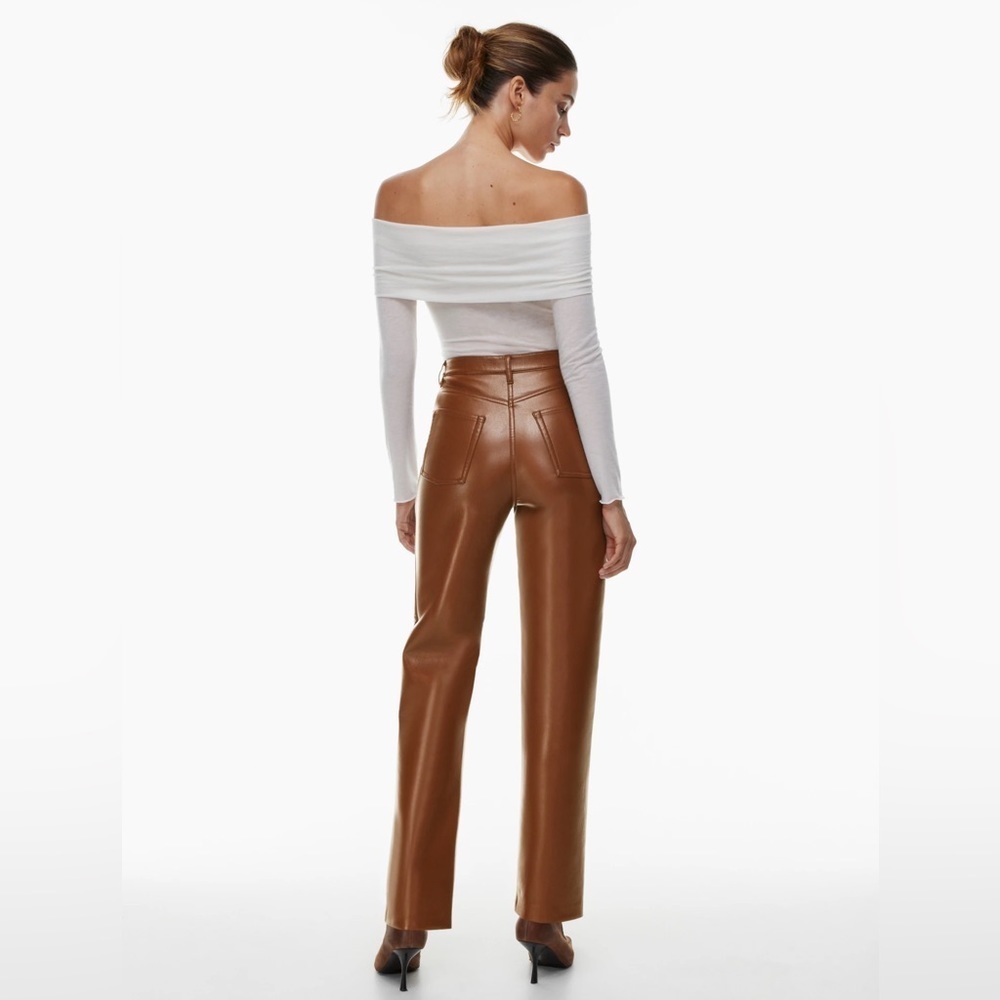 Aritzia Wilfred Melina Faux Leather Pant - Picture 7 of 13